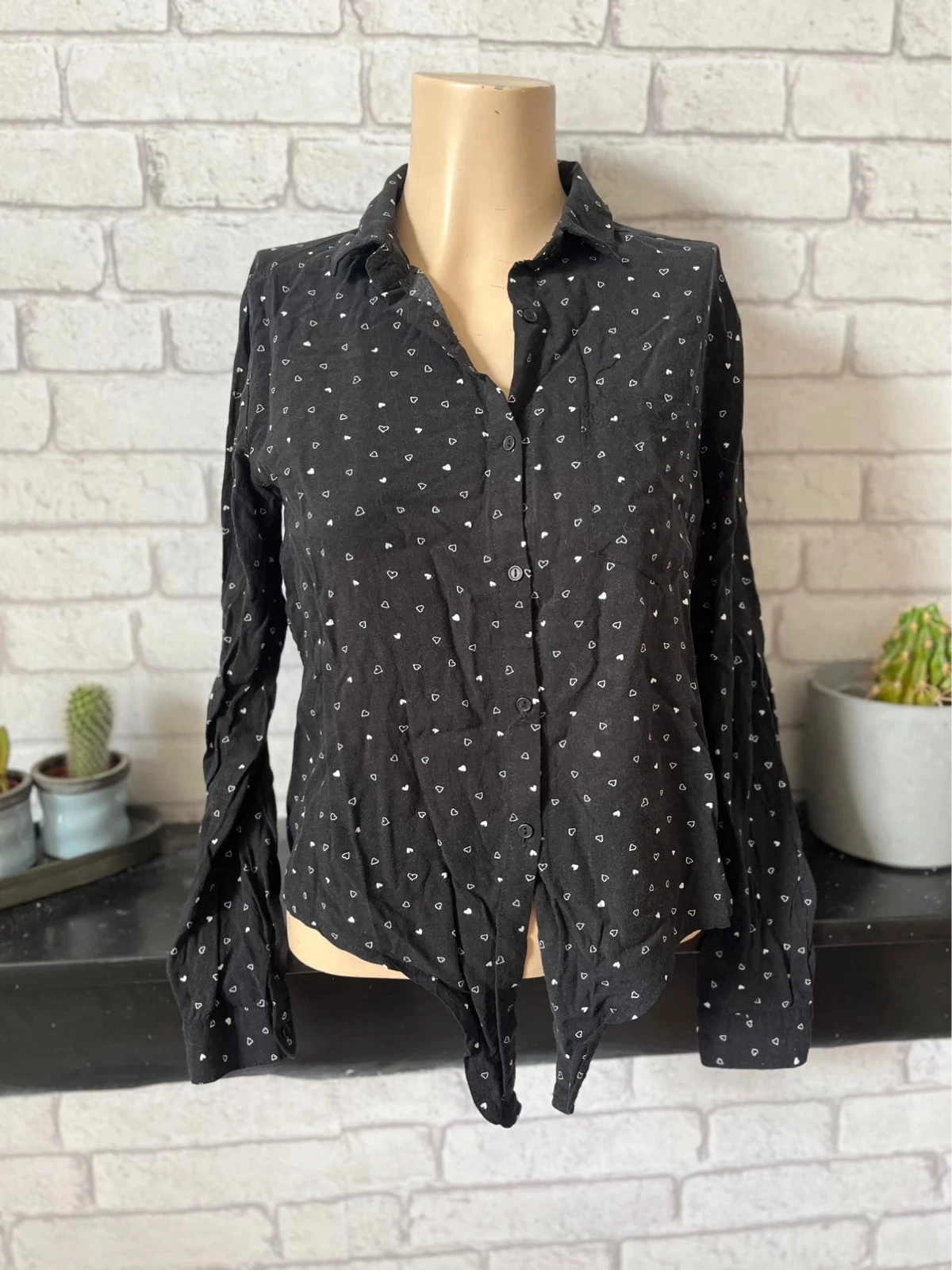 Blouse femme à motif cœur  – Jennyfer – Taille 36